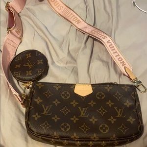 Louis Vuitton Multi Rose pochette Monogram